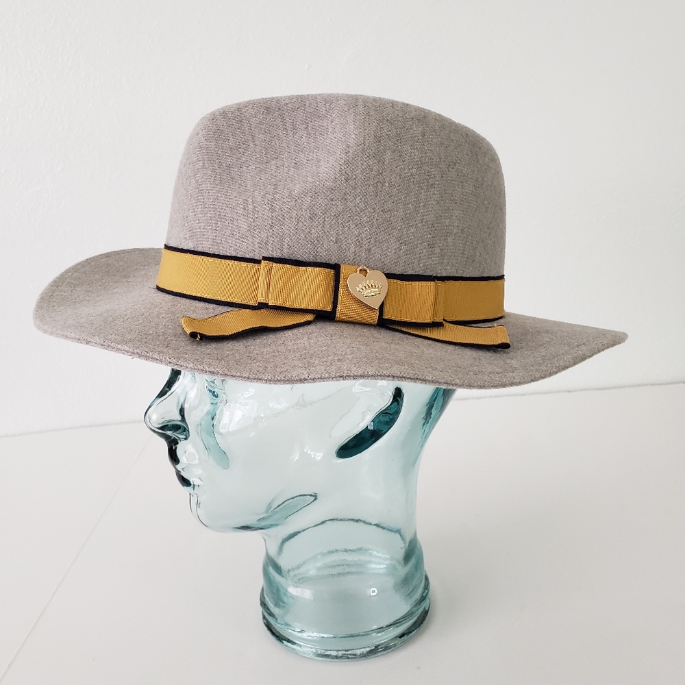 RARE Boho Juicy Couture Wide Brim Felt Hat OS